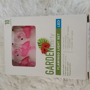 NEW Garden Party Flamingo Light set
